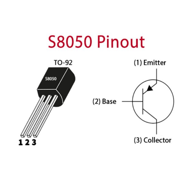 Transistor S8050 | Mekanus Robótica
