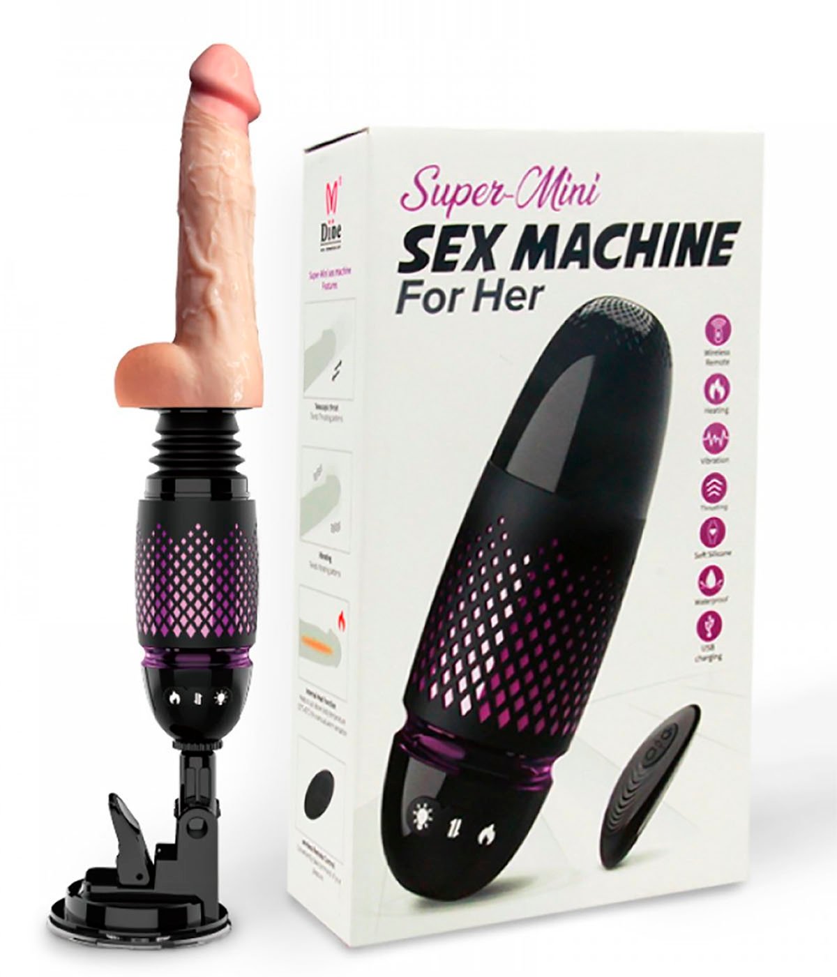 Pênis Dibe Sex Machine Mini Máquina de Sexo com Vibrador - 002 ENTREGA  GRATUITA PARA PORTO ALEGRE