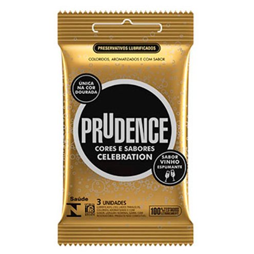 preservativo-prudence-celebration-sabor-vinho-espumante-dourada