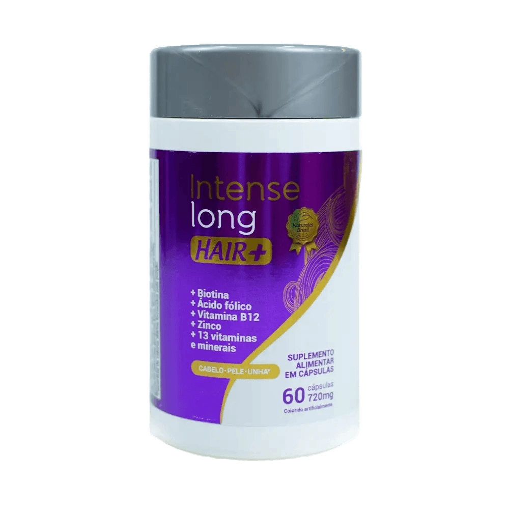 Intense Long Hair – Suplemento para Crescimento e Fortalecimento Capilar | Naturales Brasil