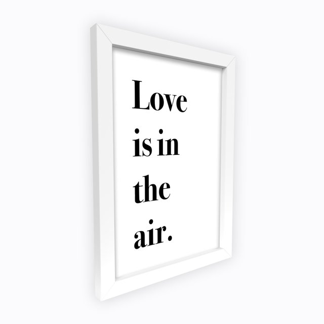 Download Quadro Decorativo Love Is In The Air A4 Alpeakes