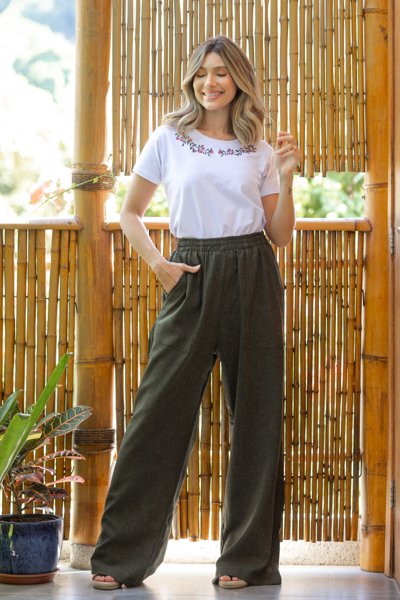 CALÇA PANTALONA VERDE MILITAR Fulô T-Shirts