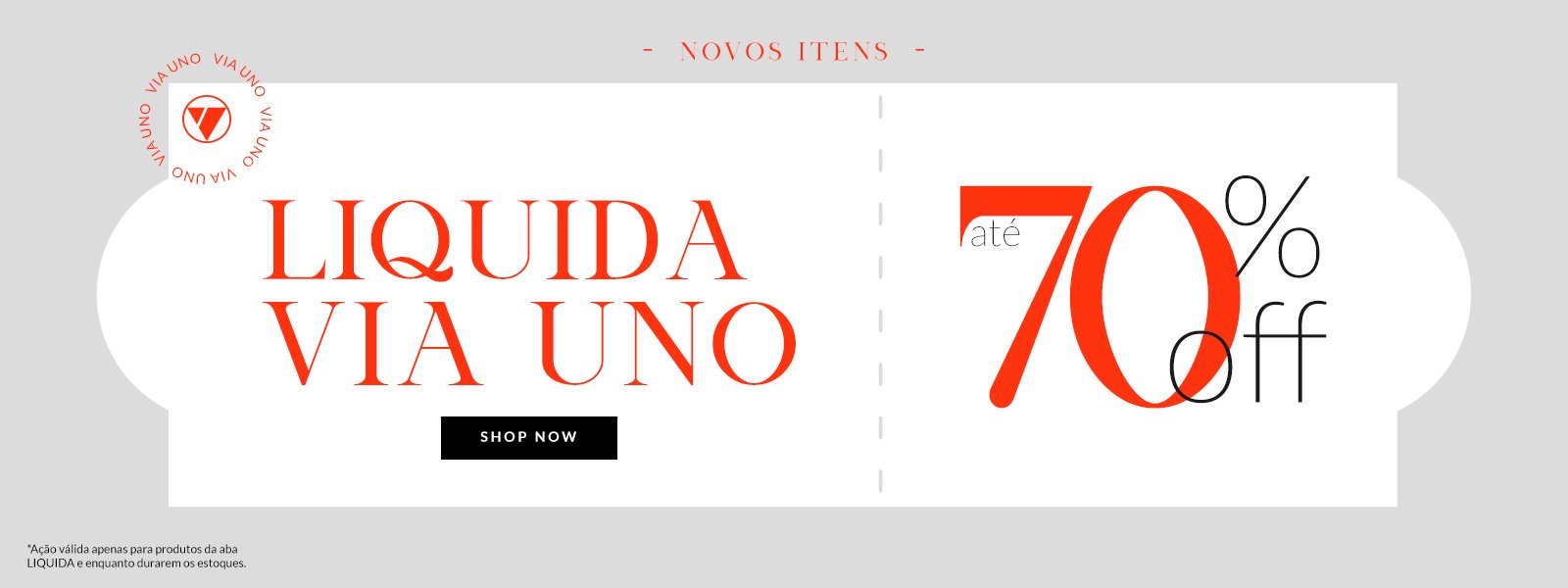 Via Uno | Conheça a Loja Online Oficial