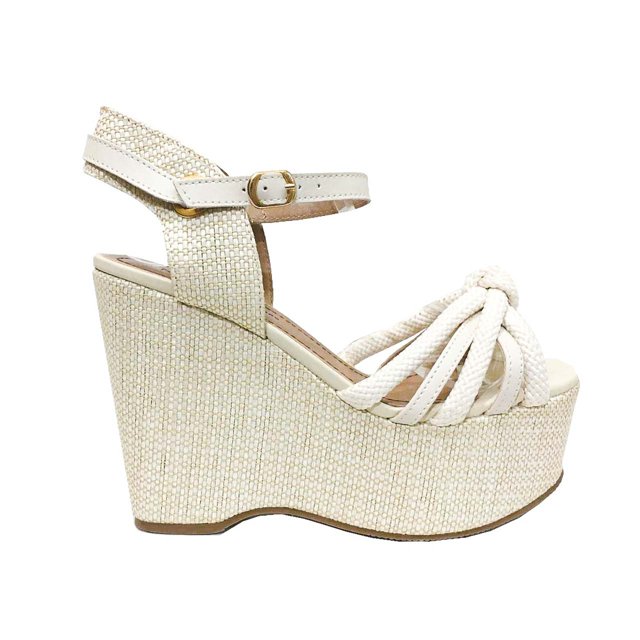 sandalias anabela alta