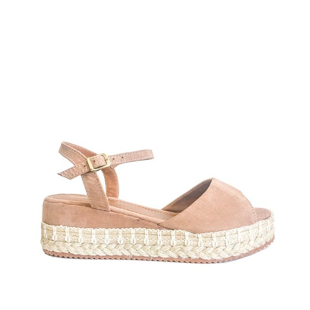 sandalia salto flatform