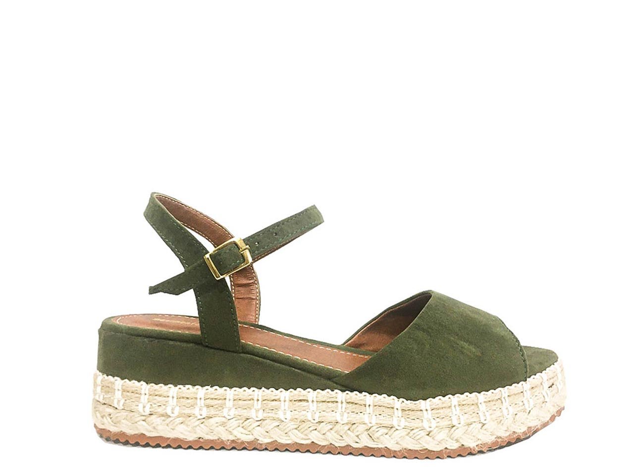 sandalia salto flatform