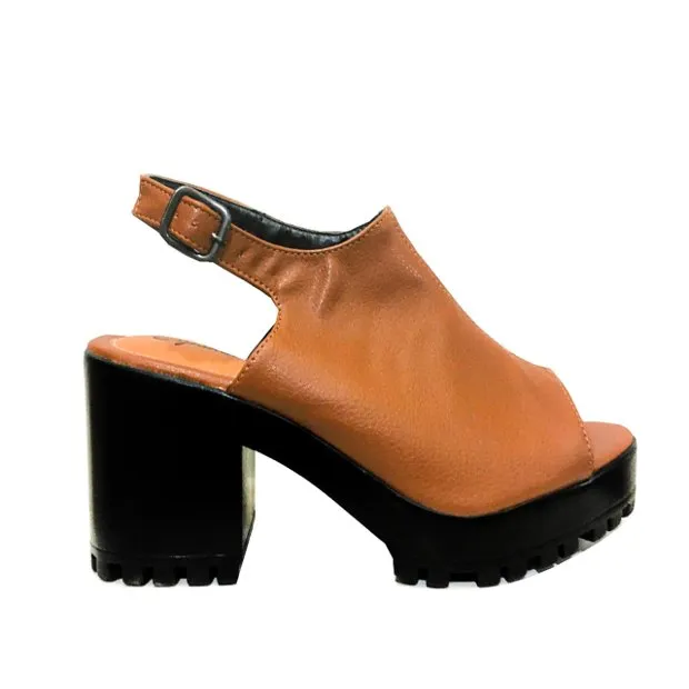 sandal boot caramelo