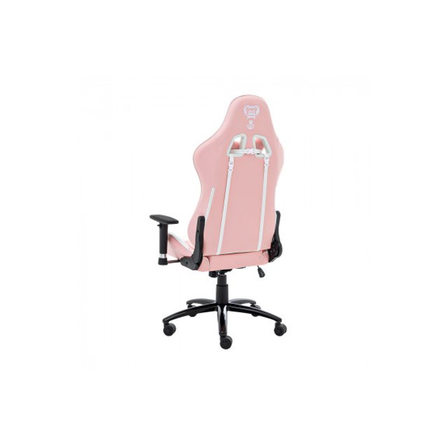 Cadeira Gamer Clanm Mount Cl-cm081 Rosa/Branco