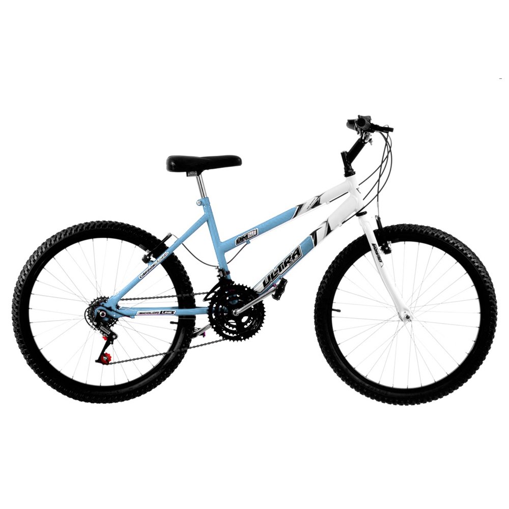 BICICLETA MOUNTAIN BIKE ARO 24 MASCULINA - AZUL