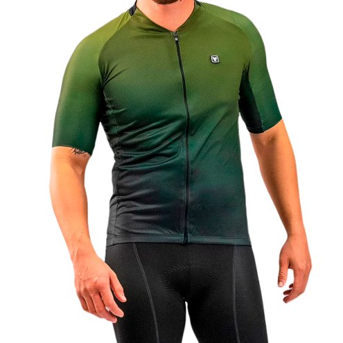 camisa-ciclismo-free-force-start-gradiente-masc-verde-escuro