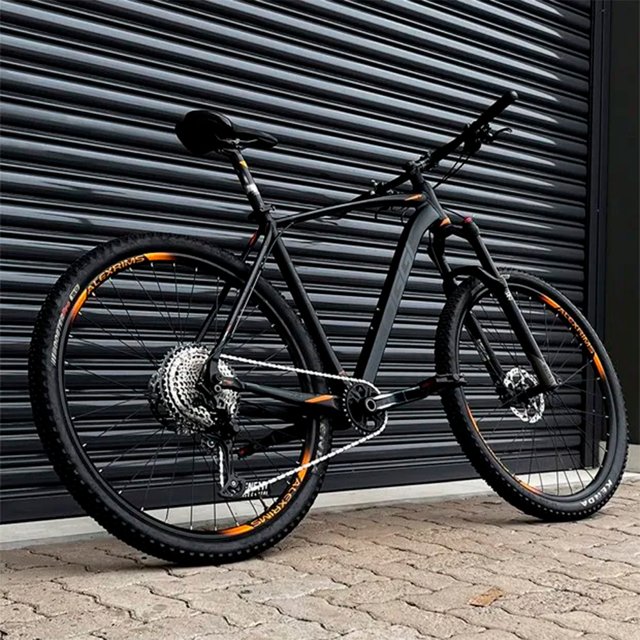 Bicicleta Seminova Oggi Big Wheel 7.4 Preto|Laranja 2020