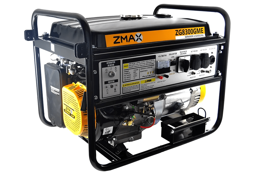 Gerador Gasolina 15 HP - ZG8300GME - Zmax | Lova Máquinas | Lova