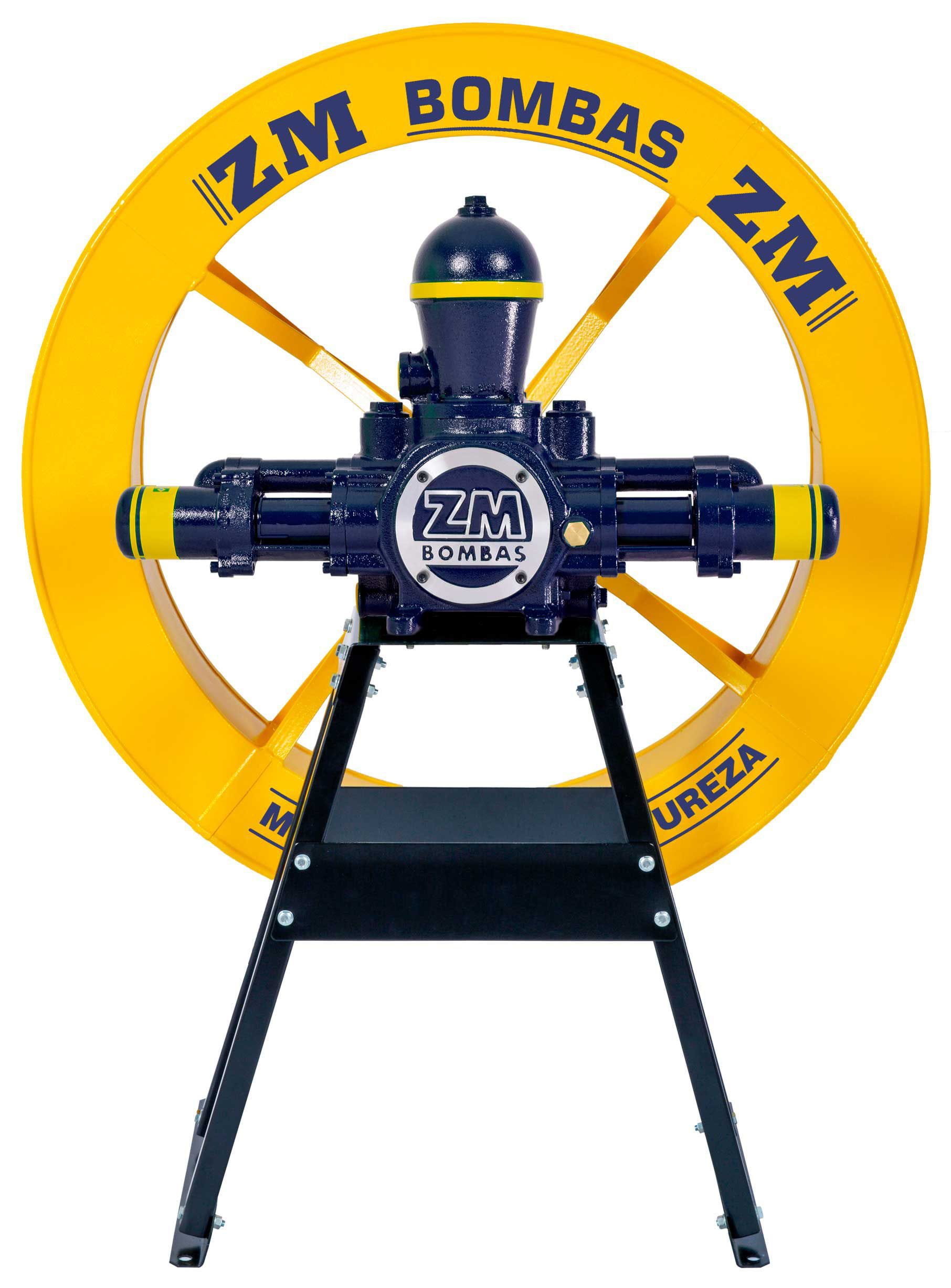Bomba ZM 44 + roda d'água 1,00 x 0,15m Kit ZM Bombas