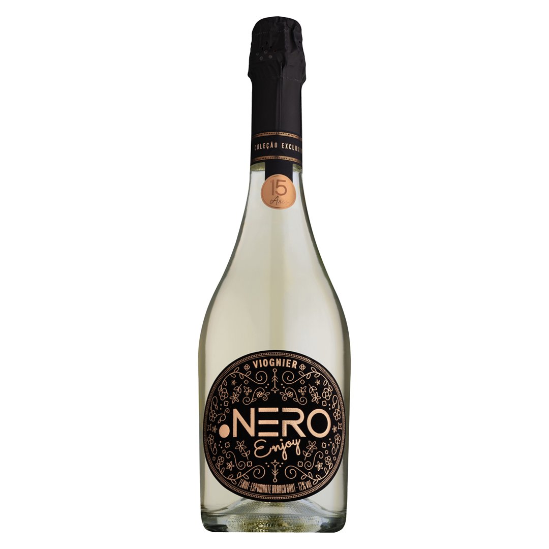 Espumante Ponto Nero Branco Brut Brasil Enjoy Viognier 750ml