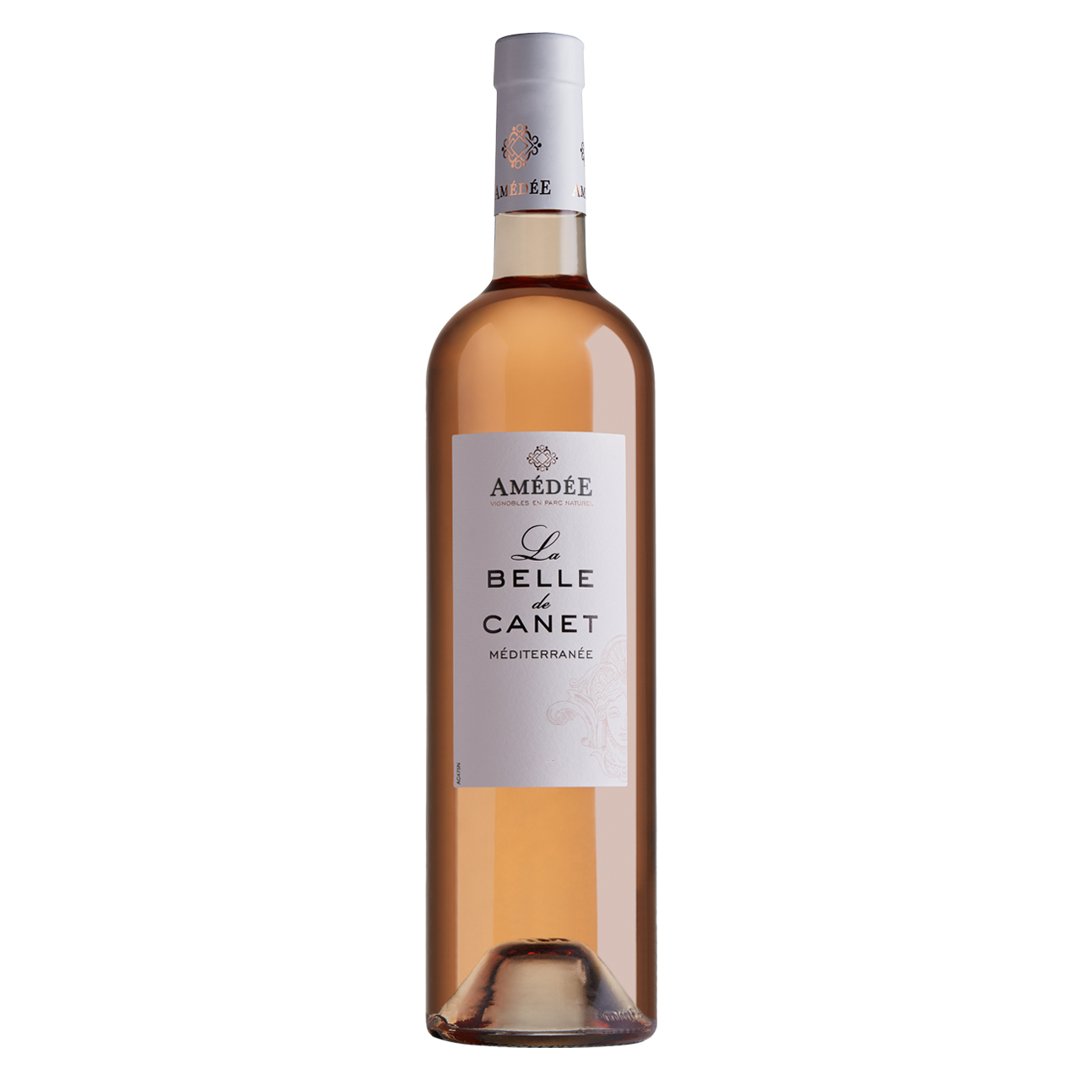 Vinho Les Vins Amédée Rosé Seco França La Belle de Canet Grenache, Merlot, Syrah 750ml
