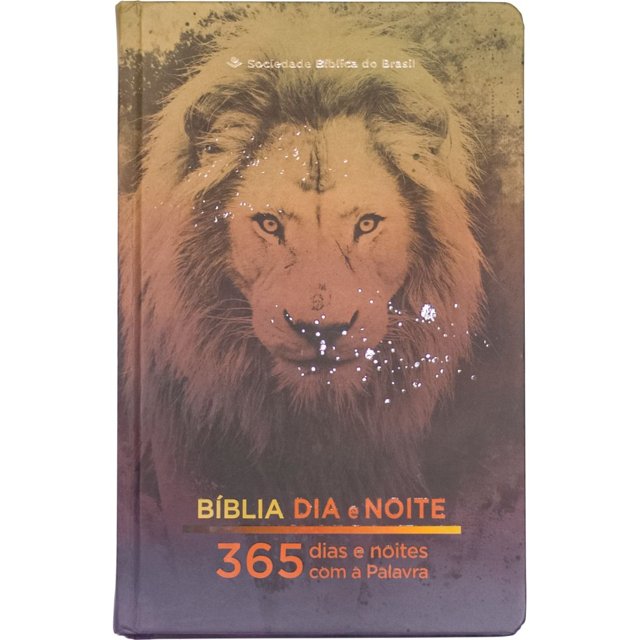 Combo Bíblia Dia E Noite Capa Leão + Devocionário Cinco Minutos Com Jesus 