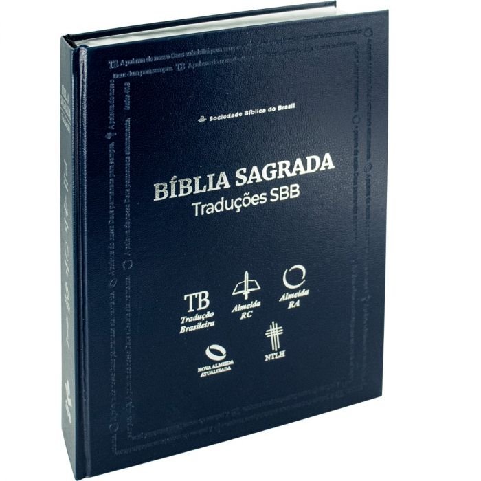 Bíblia Sagrada Com 5 Traduções Naa, Ntlh, Ara, Tb E Arc | Editora Concórdia