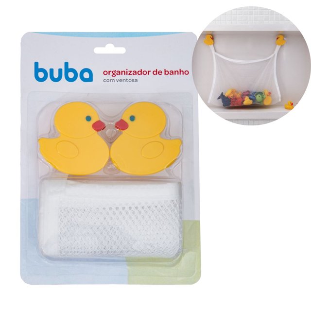 Porta Organizador De Brinquedos P/ Banho Bebê Buba