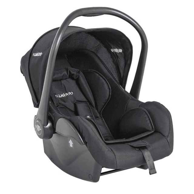 Carrinho De Bebê Travel System Prima Melange Grafite + Bebê Conforto Kiddo