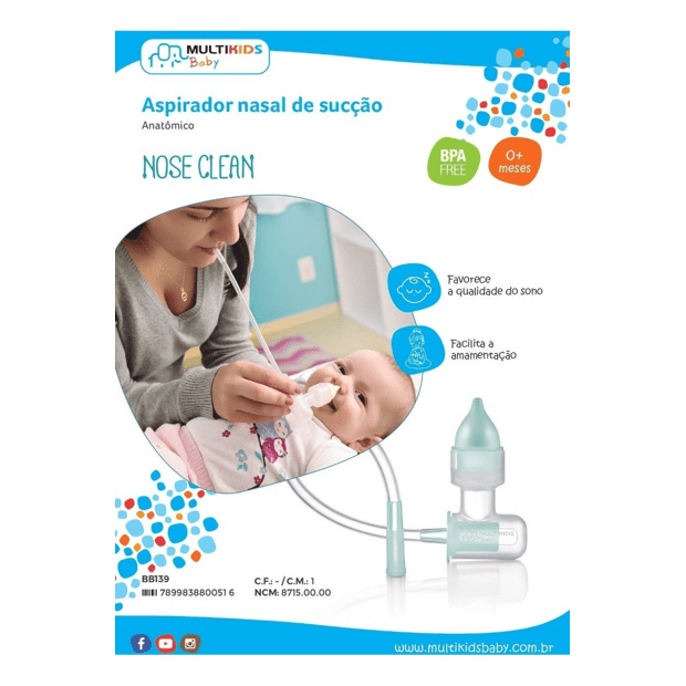 ASPIRADOR NASAL MULTIKIDS NOSE CLEAN