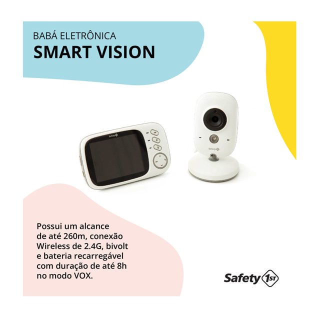 Baba Eletrônica Visão Noturna Smart Vision Safety