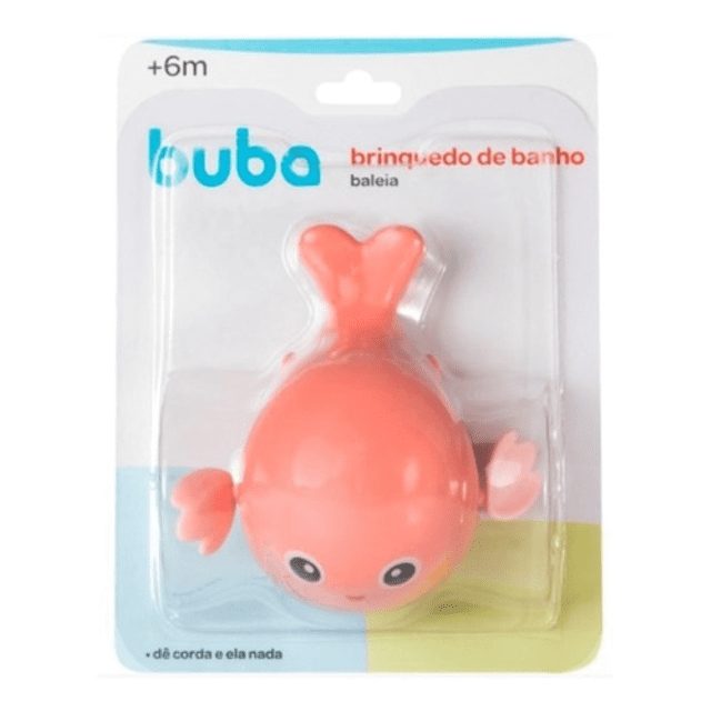 Brinquedo De Banho Infantil Baleia Buba