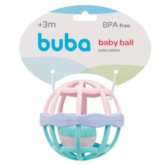 Chocalho Baby Ball +3 Meses Buba