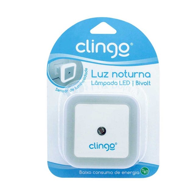 Lâmpada Luz Noturna Led Cligo Com Sensor