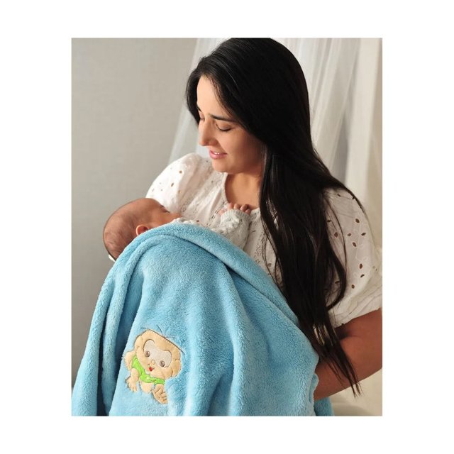 Manta Cobertor Bebe Antialergico Infantil  Cebolinha
