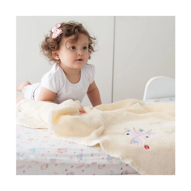 Cobertor Infantil Antialergico Bebe Manta Menino Menina