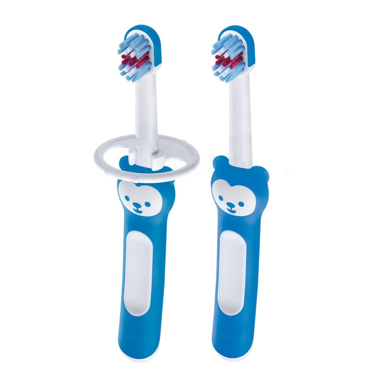 Kit 2 Escovas Dental Infantil Mam Baby's Brush 6 + Meses