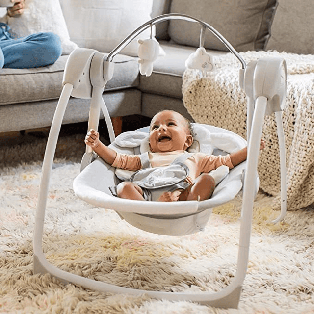 Cadeira de Balanço Giratória Simple Comfort 2 em 1 - Alô Bebê
