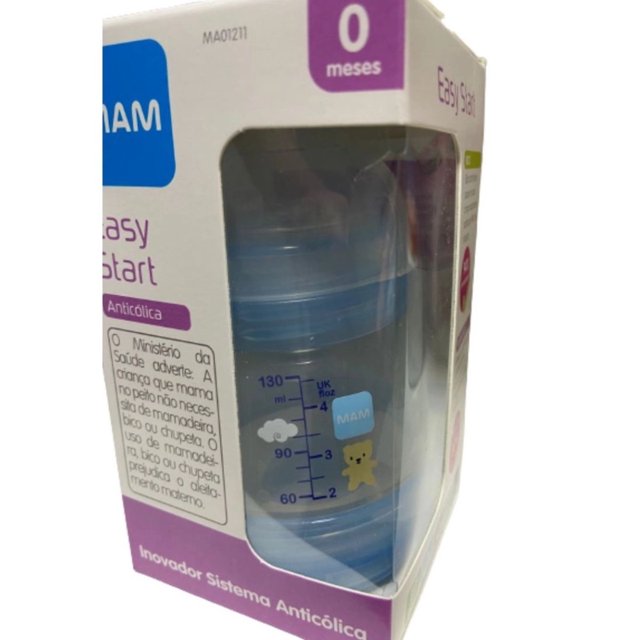 Mamadeira First Bottle Anti-Cólica Mam 130 ml