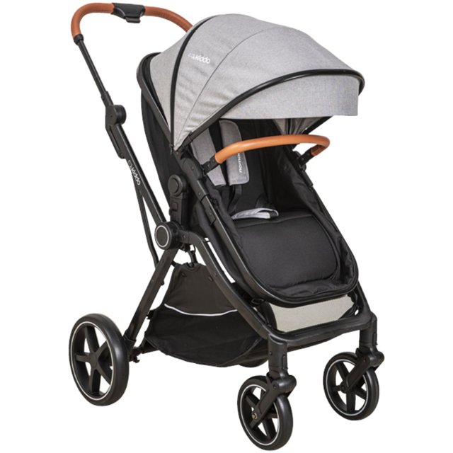 Carrinho De Bebe Com Bebe Conforto E Base Kiddo Nomad Grafite