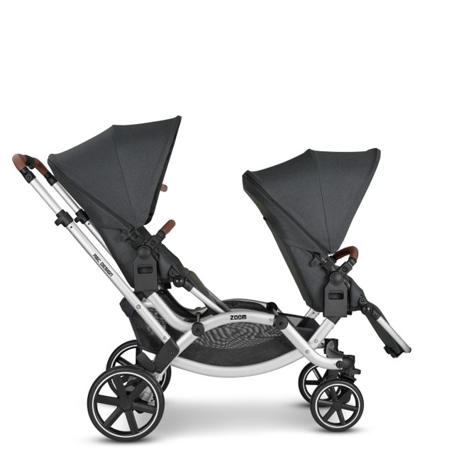 Carrinho de Bebê Travel System Zoom Piano Preto Gemêos ABC Design