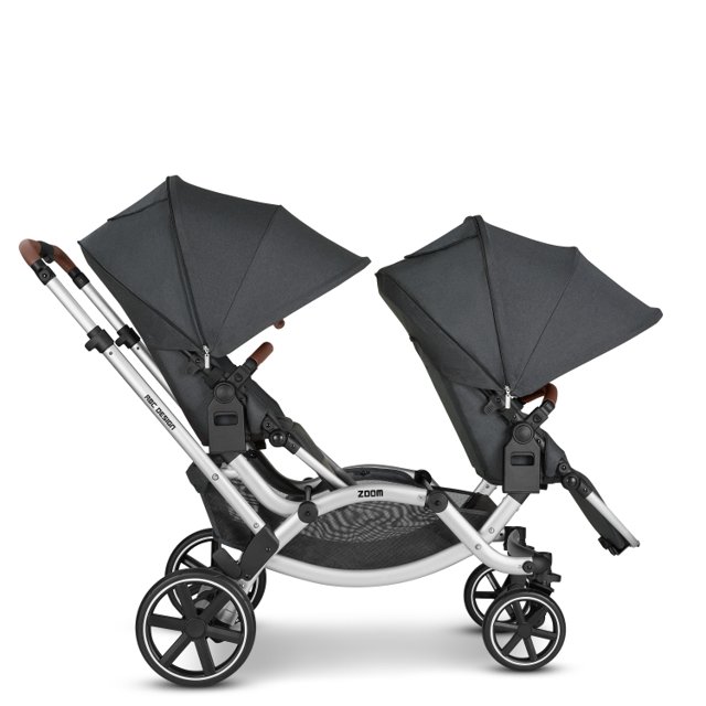 Carrinho de Bebê Travel System Zoom Piano Preto Gemêos ABC Design