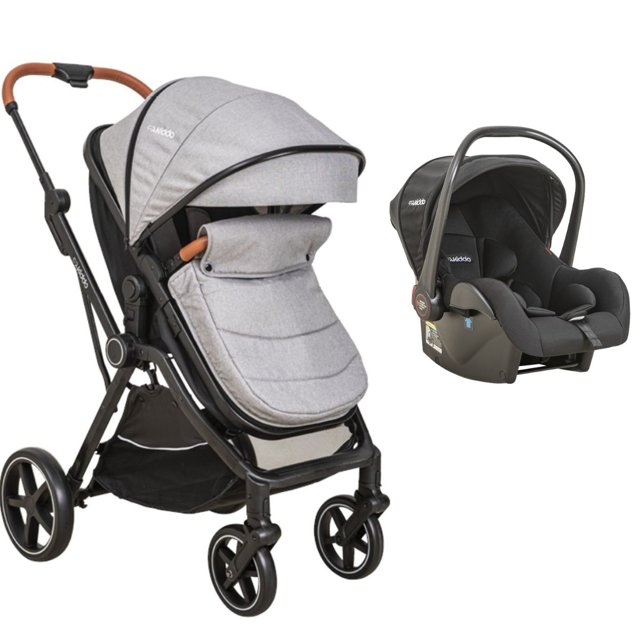 Carrinho De Bebê Com Bebê Conforto Casulo Click Nomad Kiddo