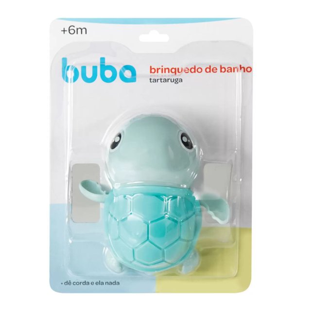 Brinquedo De Banho Infantil Tartaruga Buba