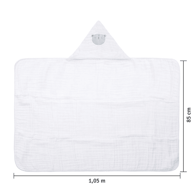 Toalha De Banho Infantil Soft Premium 1,05x85cm Papi