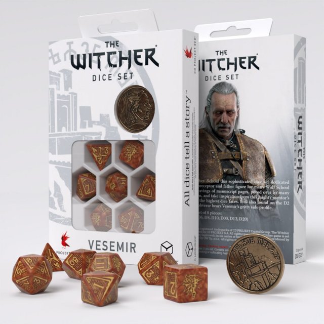 Kit de Dados: The Witcher - Vesemir - The Wise Witcher (Q Workshop ...