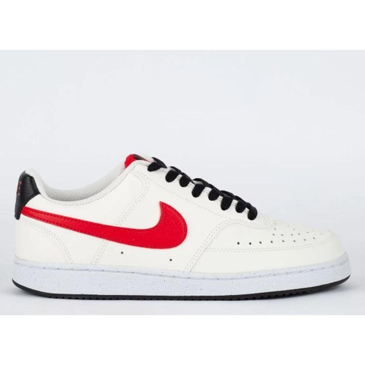 nike court vision low white red