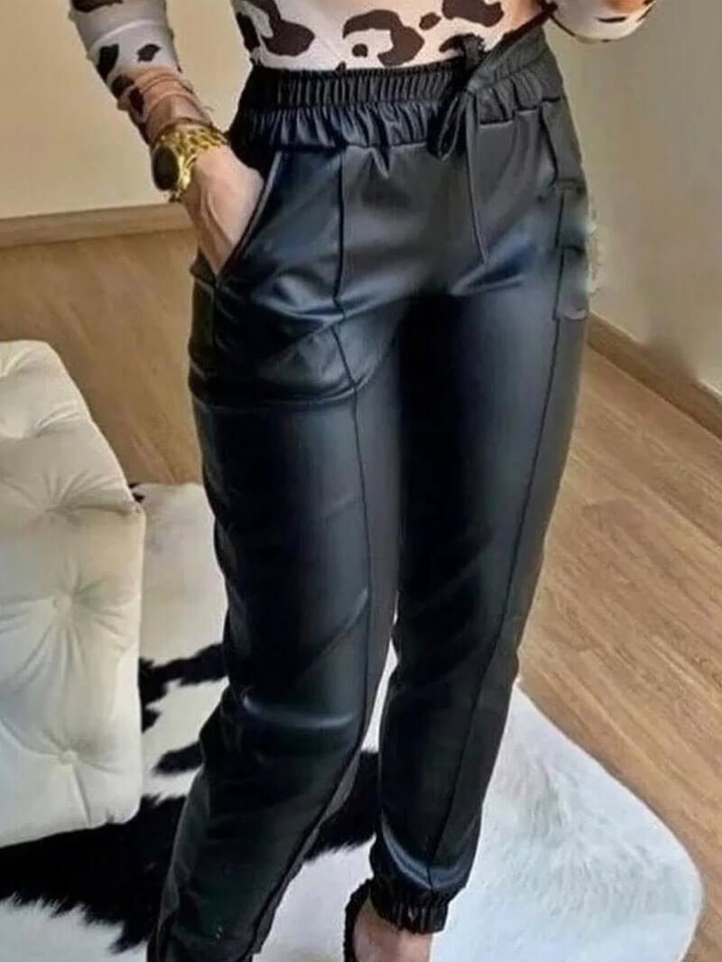 De Couro Feminina Calça De Napa Calça Couro Feminina Calça De Napa