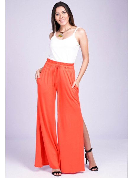 Calça Pantalona com Fenda Encanto da Mulher - Main Image