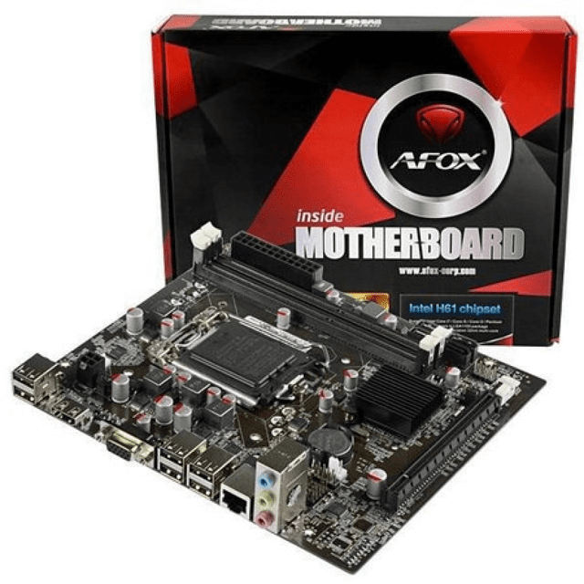 Placa Mãe Afox Chipset H61| Intel | LGA 1155 | mATX | DDR3 - IH61-MA5