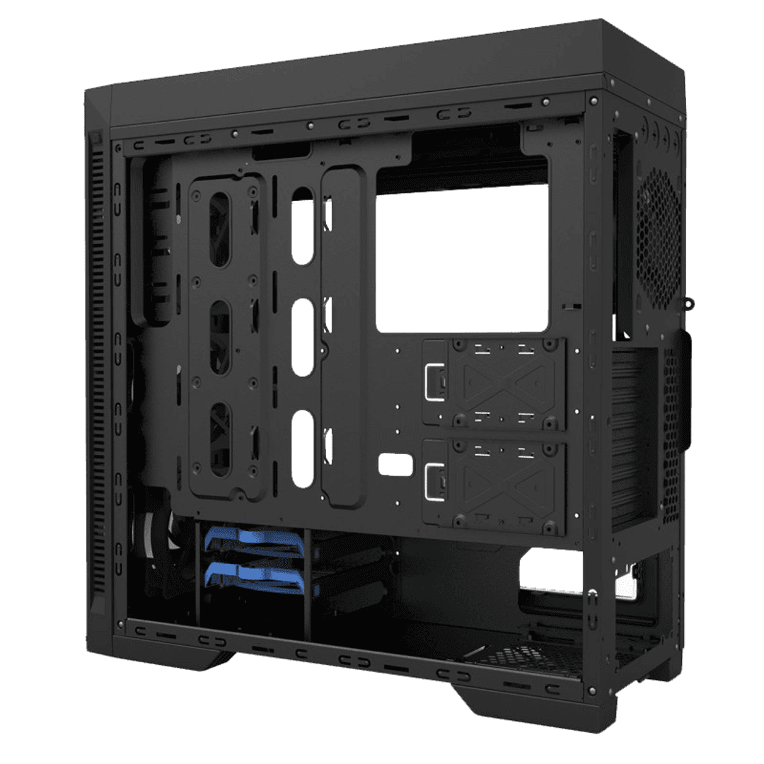 GABINETE GAMER GAMEMAX INFINITY ABYSS RGB MID TOWER VIDRO TEMPERADO BLACK -  M908-TR