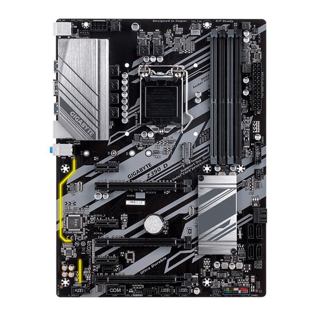 Gigabyte z390 d совместимость с процессорами