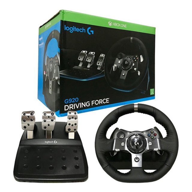 VOLANTE LOGITECH G920 DRIVING FORCE PARA XBOX ONE E PC 941-000122