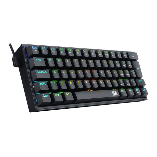 TECLADO MECANICO GAMER FIZZ RGB PRETO SWITCH BROWN - K617-RGB-B (PT ...