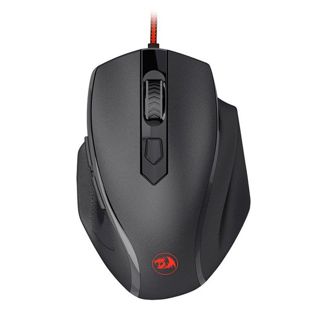 MOUSE GAMER REDRAGON BRANCOALA, RGB, 7200DPI, 6 BOTOES, PRETO, B703