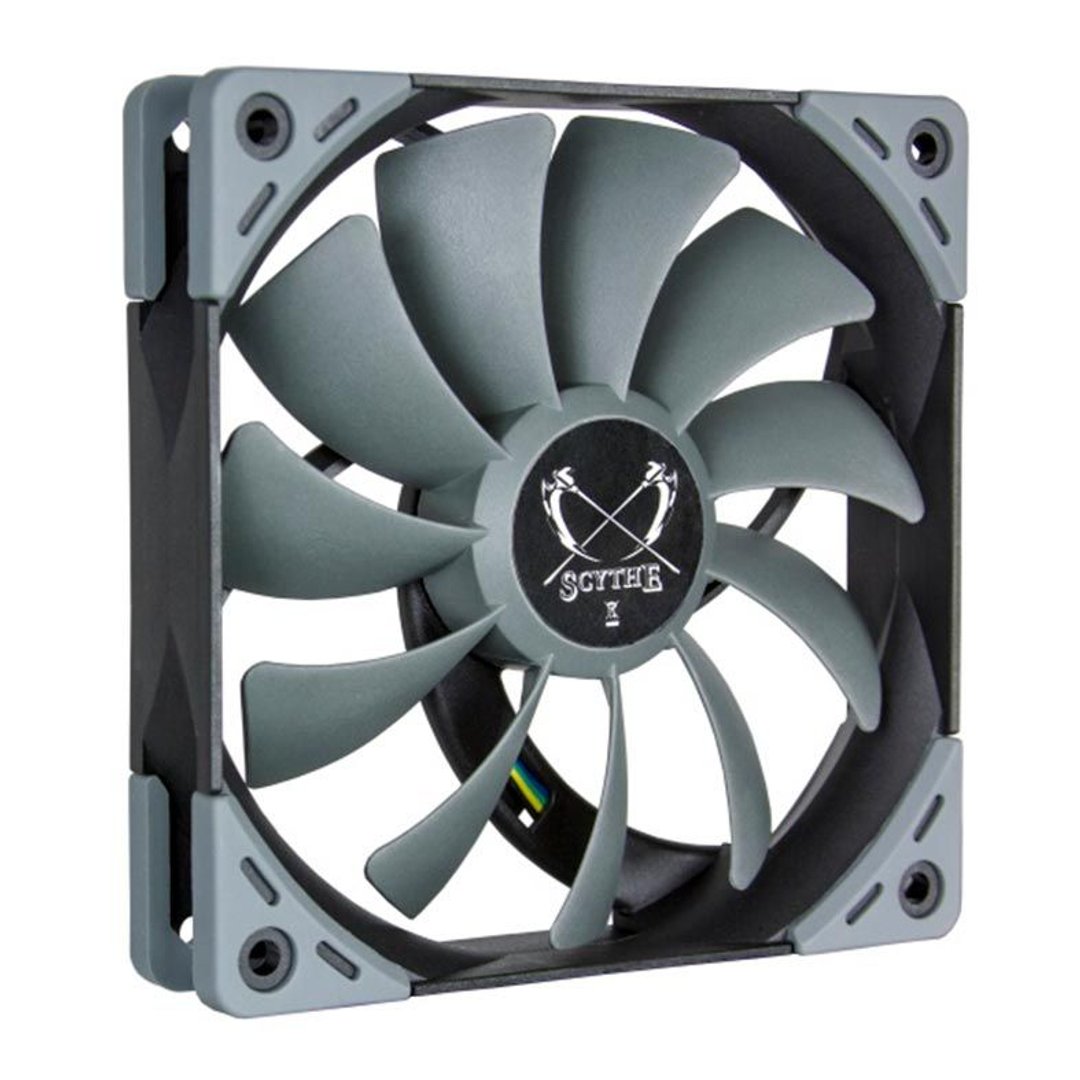 COOLER FAN SCYTHE KAZE FLEX, 120MM, 1200 RPM, SEM PWM - SU1225FD12M-RH ...